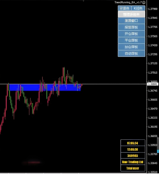 <h1>[趋势] TrendRunning外汇EA v1.7是一款趋势跟踪策略</h1>