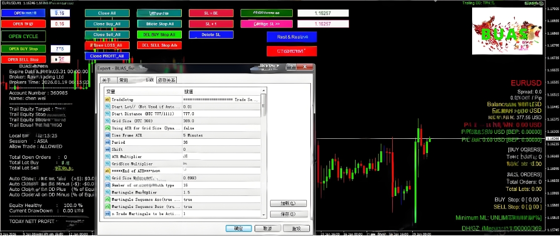 <h1>[多策略]黄金专属EA配置1小时周期加</h1>